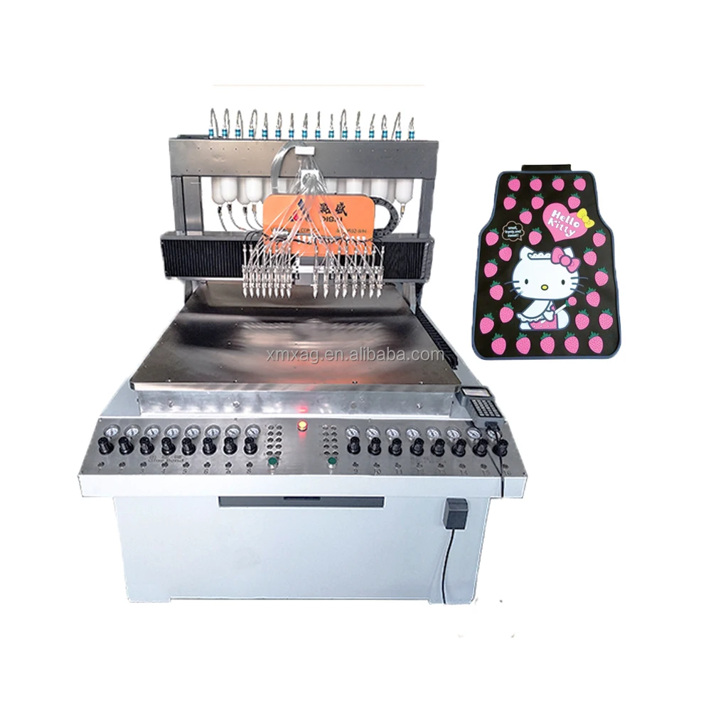 2022 high quality 16 colour  gantry screw automatic liquid PVC dripping machine