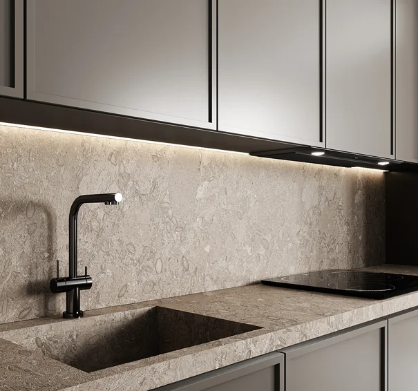 Vermonhouzz индивидуальный дизайн кухонный шкаф из массива дерева серой краски тонкий шейкер в сочетании с отделкой