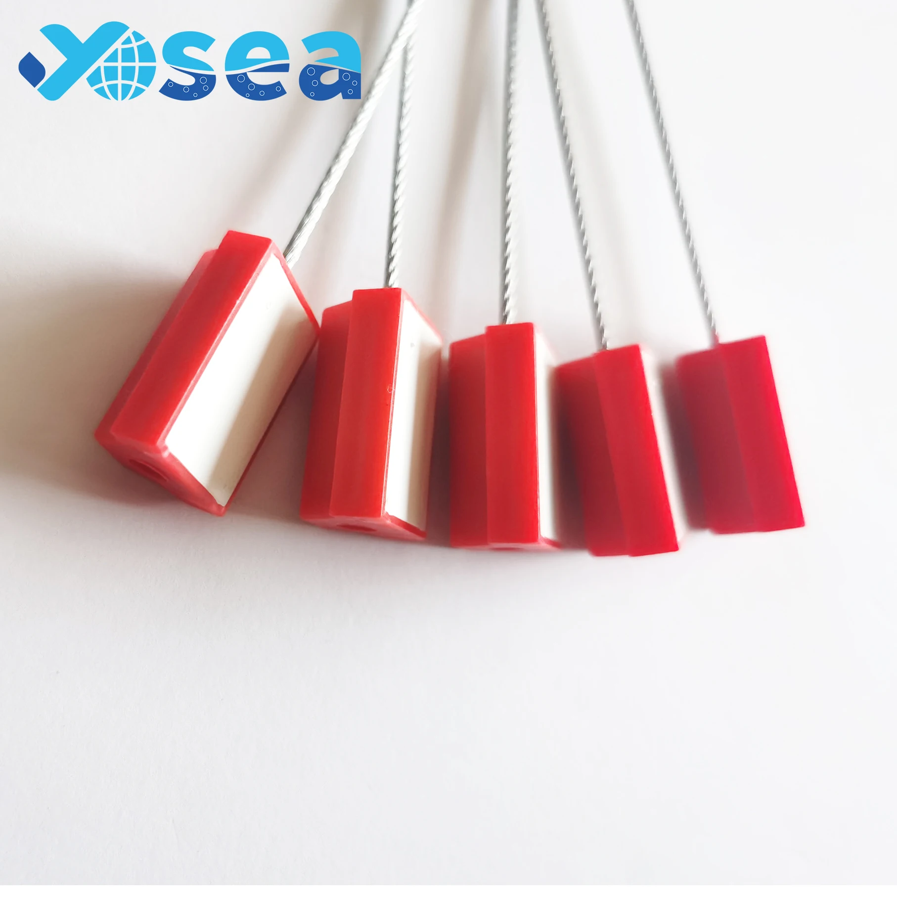 lead seal steel cable abs plastic cover metal insert cable seal lock for truck