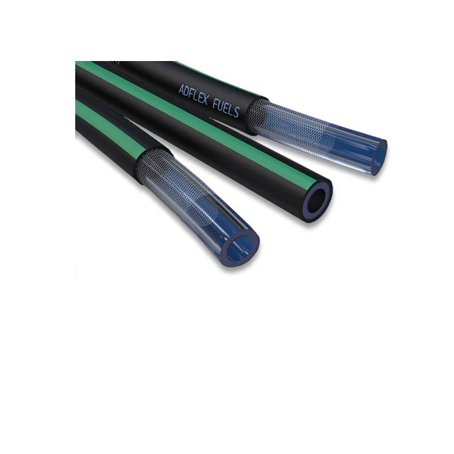 Italian Premium Green Color Double Layer Plastic Tube For Diesel Fuel Oils Or Other Petroleum Derivatives