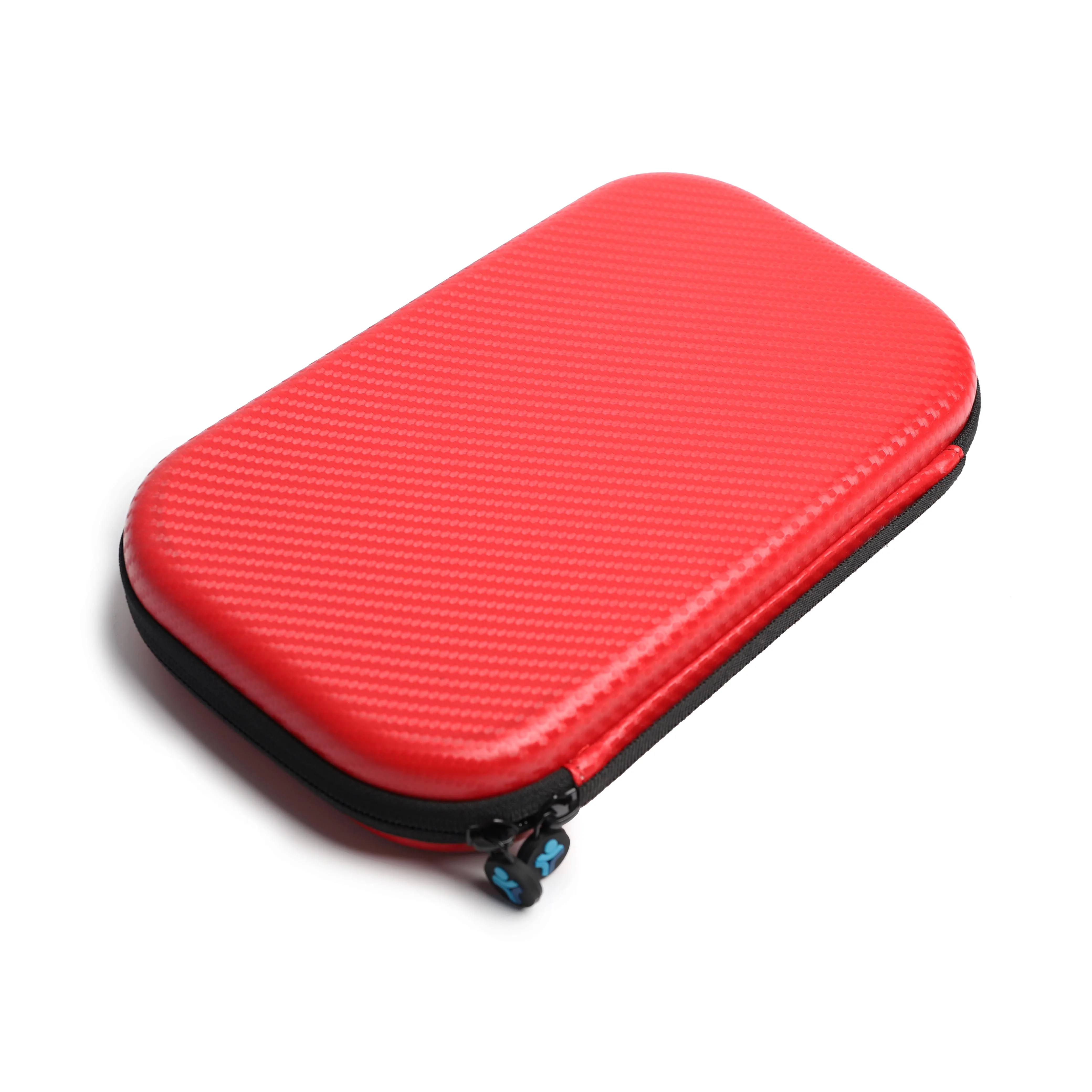 Custom EVA Carbon Fiber Medical Packaging Stethoscope Storage Box Holder Case with mesh pocket