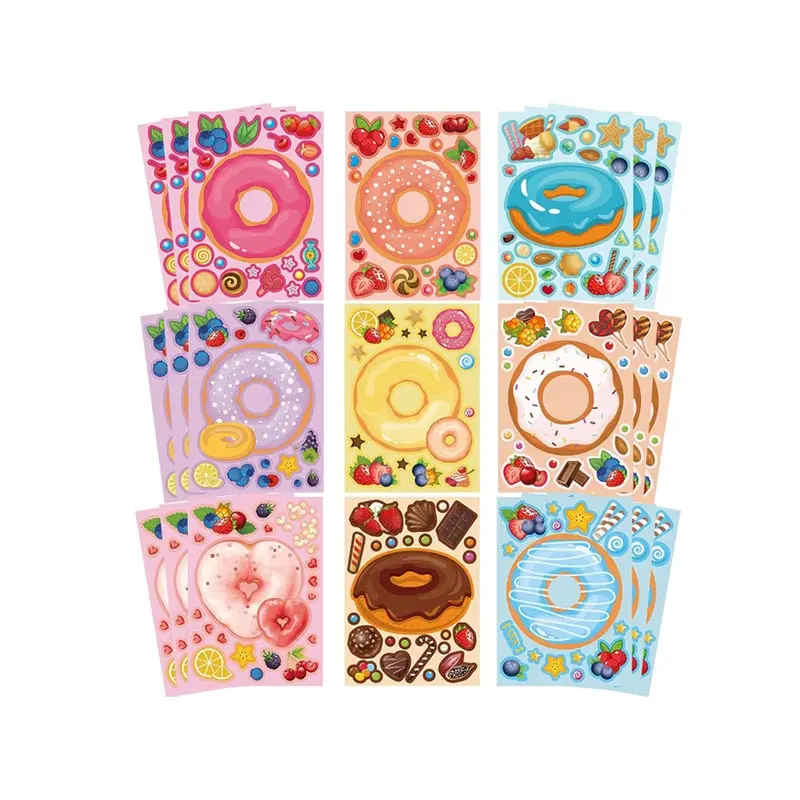 Наклейки-пончики для детей