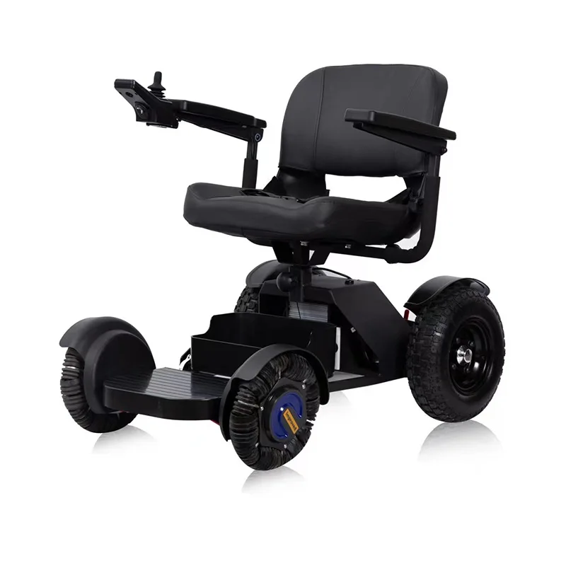 electric wheelchairs, intelligent fully automatic obstacle crossing and off-road electric mobility for the elderly and disabled