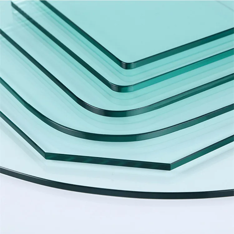Закаленное полированное белое плавающее стекло 10 мм закаленное стекло