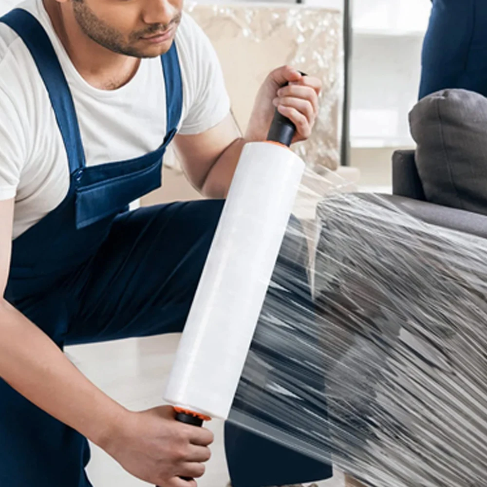 Custom Clear Compostable Plastic Printable Wrapping Film Cast Stretch Film Shrink Wrap