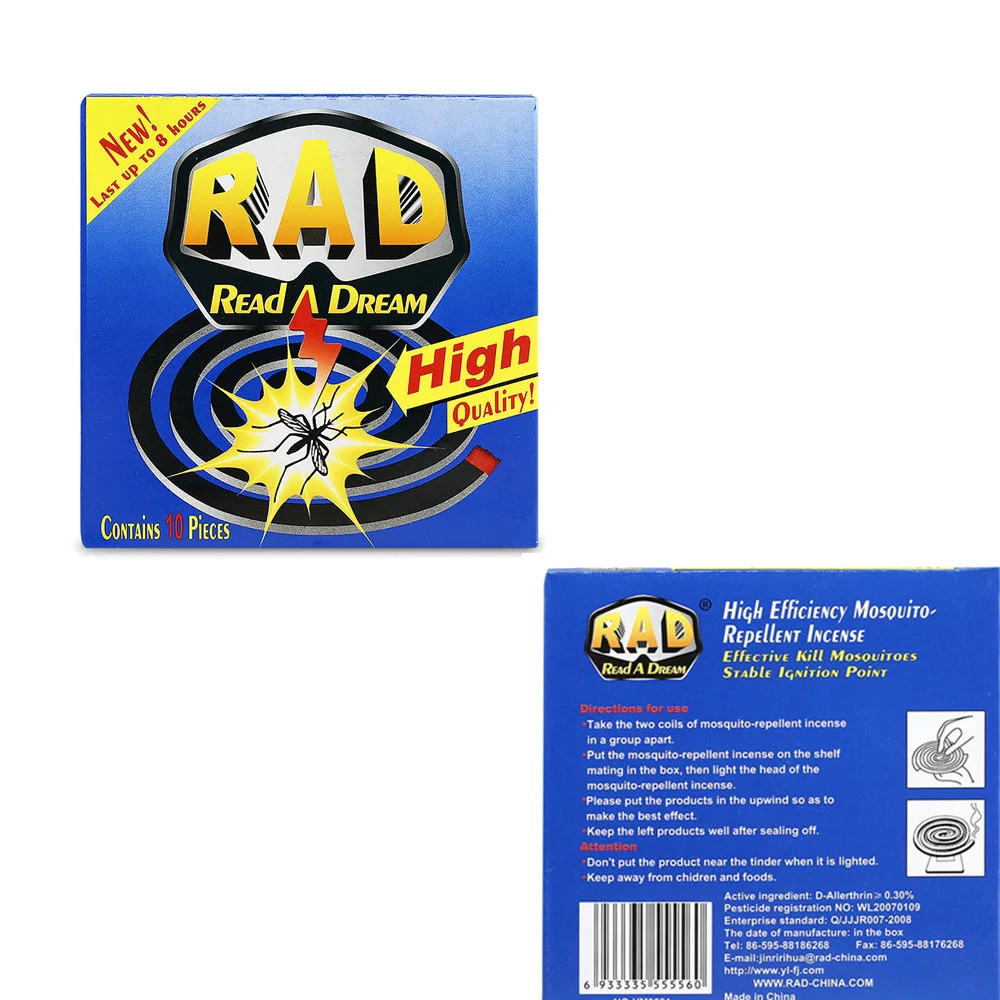 Черная противомоскитная спираль, Экспорт из Китая