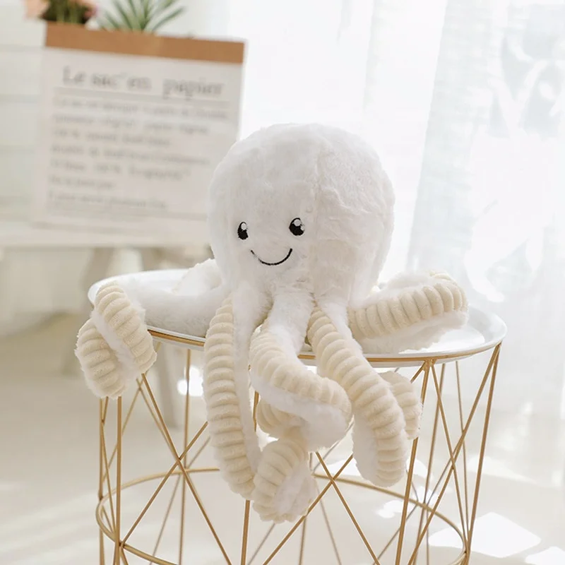 Wholesale Plush Toy Realistic Soft Stuffed Marine Animals Toy Octopus Squid