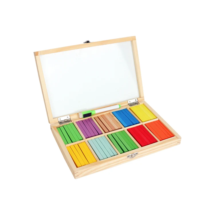 Горячая Распродажа 2021, математические Обучающие деревянные красочные Счетные палочки, обучающие игрушки