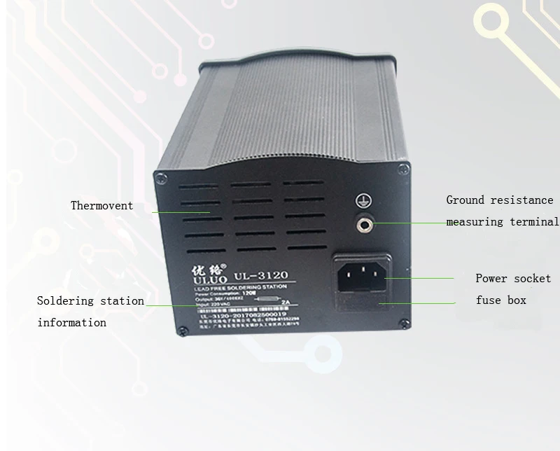 Низкая цена Высокое качество ULUO-330G не содержащая свинец припойная станция