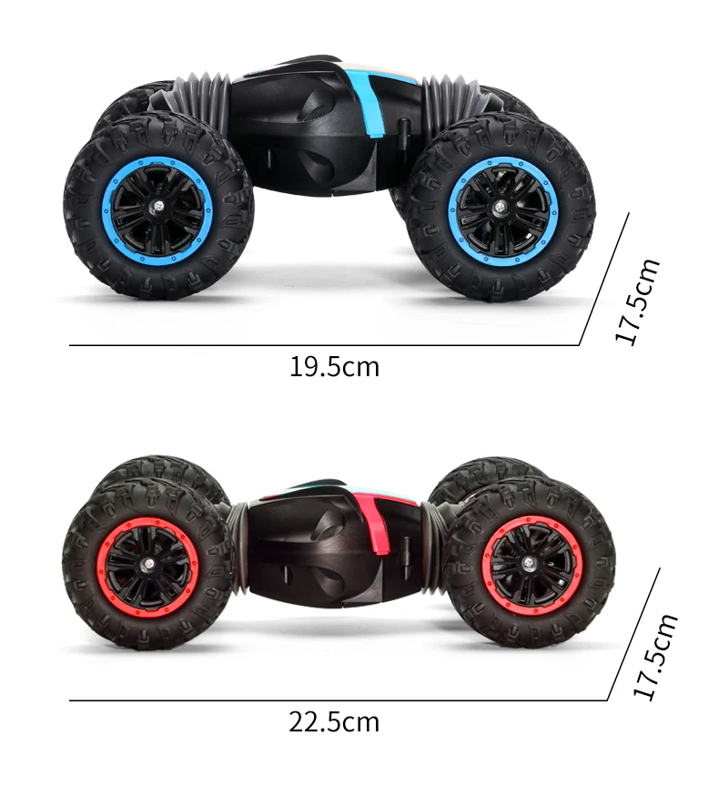 2022 New High Quality Radio Control Toy High Speed Double Sided Running Newest Gesture 360 Stunt Rolling With Music And Light Re