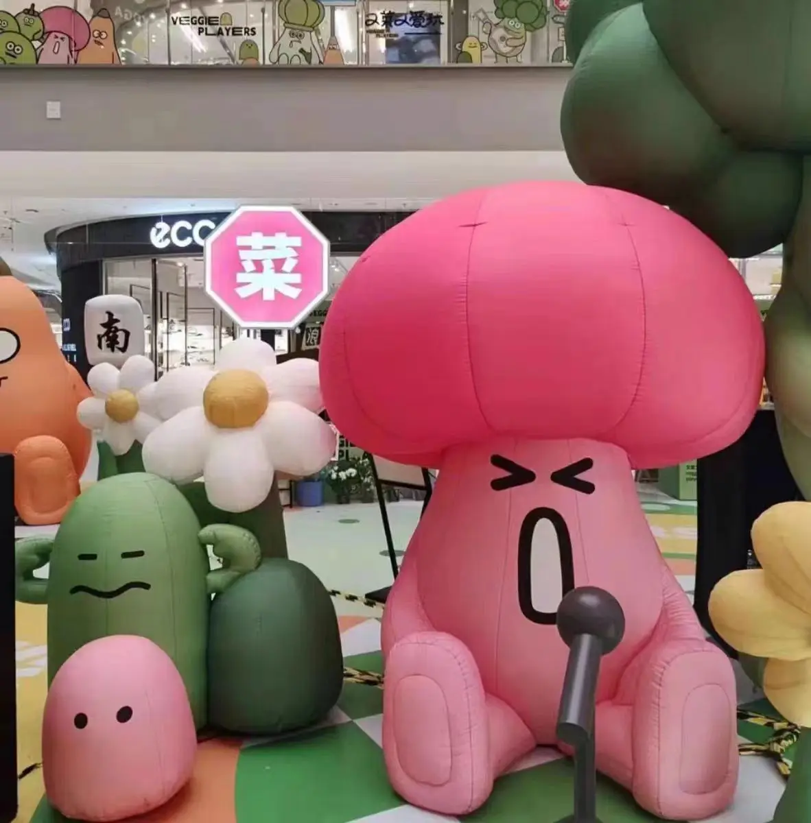 Outdoor Advertising Inflatable Standing Cartoon Model Mascot Animal Toy