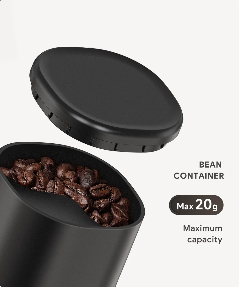 Automatic Portable Electric Coffee Grinder Can Grind Grains and Beans Drip Machine USB Charger