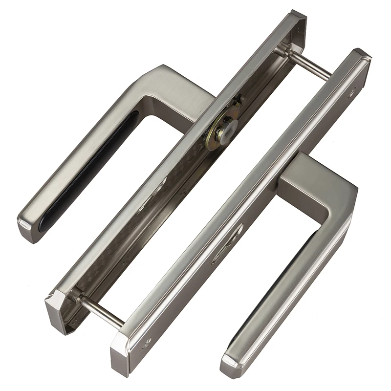 Poignee de porte  Manija de la puerta hot  Lever door Handle Accessories Modern Gray Black  Zinc Door locks Handle For Apartment