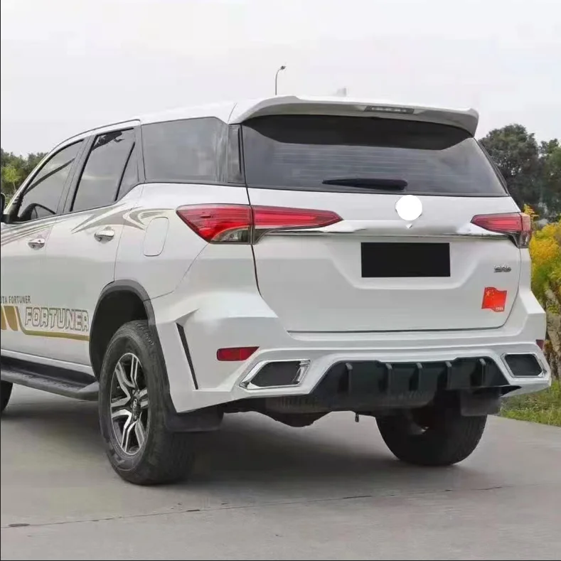 Newest Car Front Bumper Facelift Wide Conversion Bodykit Body Kit for Toyota Fortuner 2016-2019 Upgrade Change To Lexus  480usd