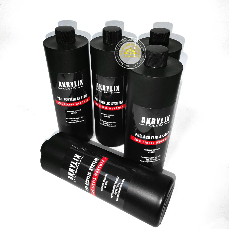 500Ml Low Odor Formulation Bulk Wholesale Ema Monomer Acrylic Nail Liquid for Professional Fast-Drying And Non-Yellowing