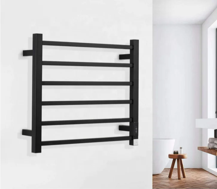 China Supplier Electric Heated Towel Rail Bathroom Dry Heater Towel Rack