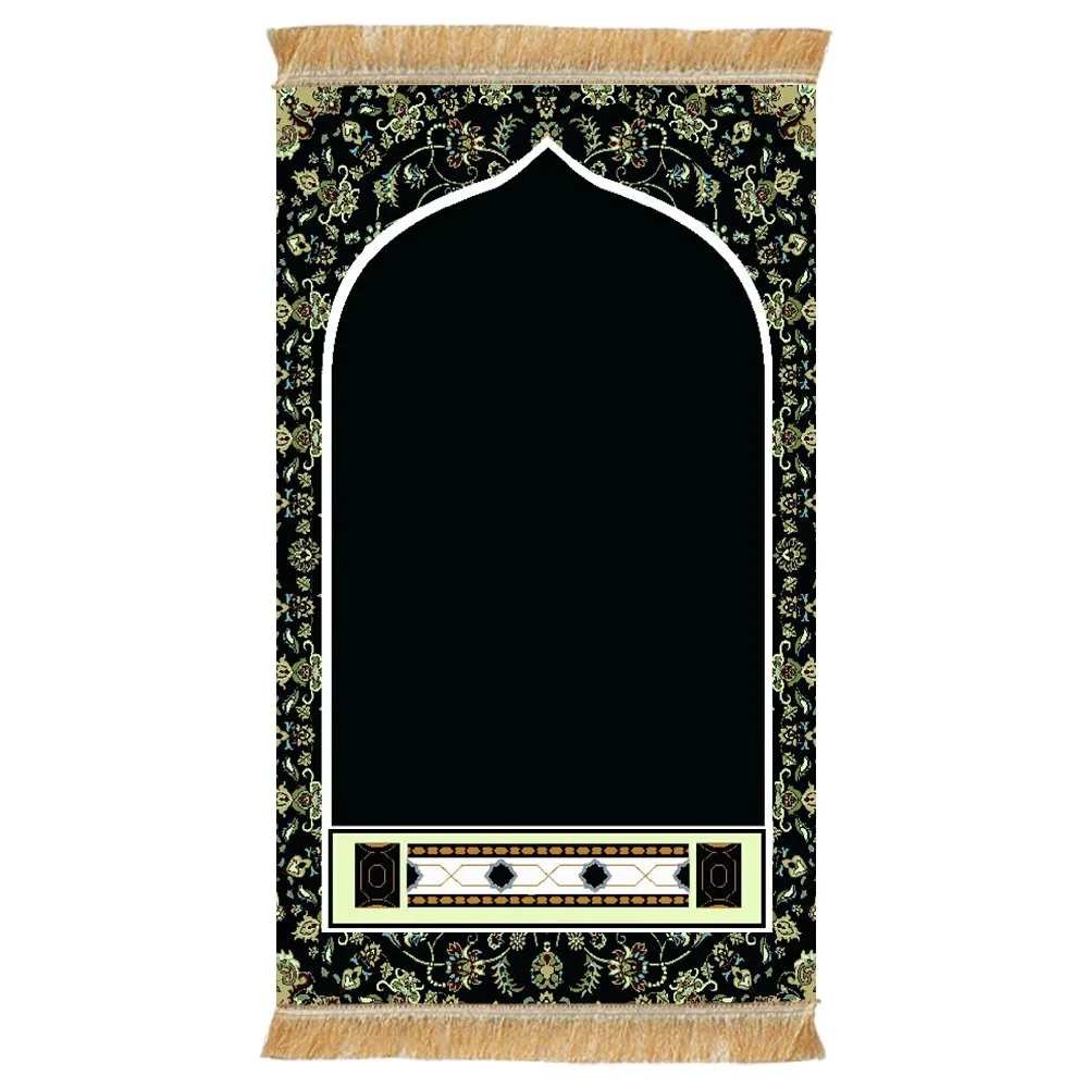 China Made Luxury Different Design Prayer Mat Anti Slip Backing Dubai Prayer Rug High Quality Islam Prayer Mat For Muslim
