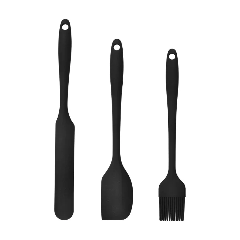 Set of 6pcs Silicone Kitchenware Cream Scraper Spatula and Oil Brush for Baking and Stirring Oil Brush Set