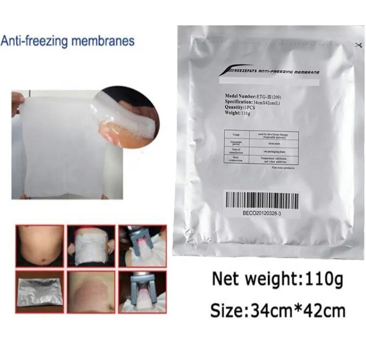 Non-woven antifreeze membrane/cryolipolysis membrane/fat freezing membrane