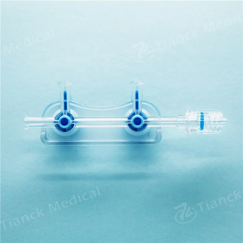 Медицинские товары для одноразового использования Tianck Фабричный сердечно-сосудистый интервенционный ангиографический коллектор