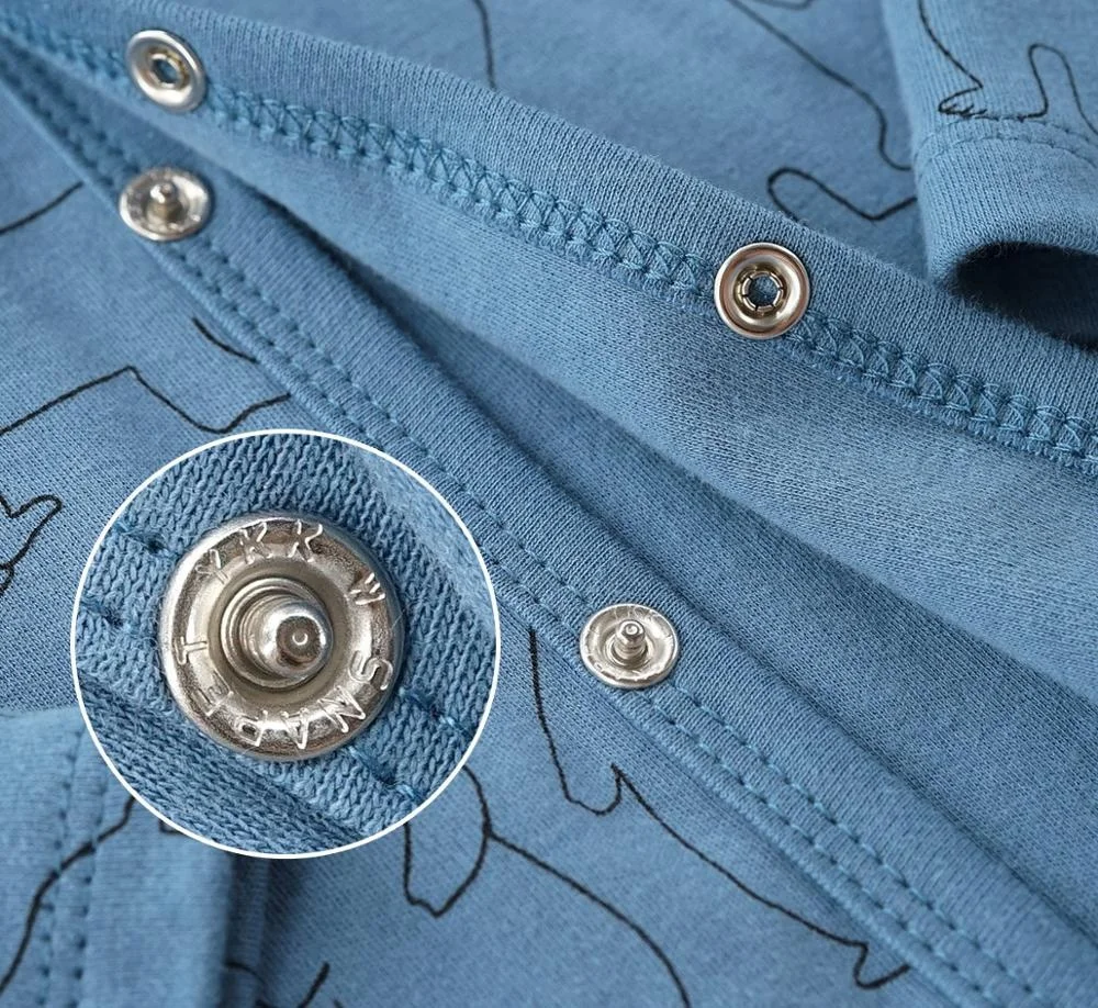 
Factory custom wholesale custom cartoon printed organic cotton baby boys cardigan 