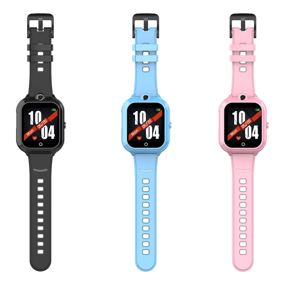 DF84 2024 Custom Ce Rohs Kids GPS Smart Watch With Games Flip Camera Educational Toys Watch Child For Boys Girls Children