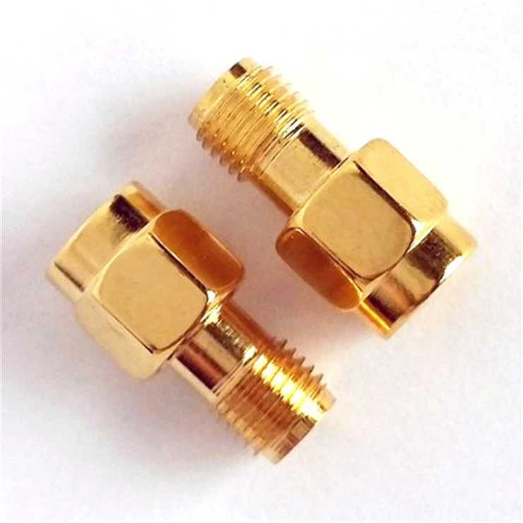 Прямая продажа с фабрики RF адаптер RPSMA-JK мужского и женского пола прямой 180 градусов двойной проходят проверку высокой частоты высокое качество Медь покрытая золотом