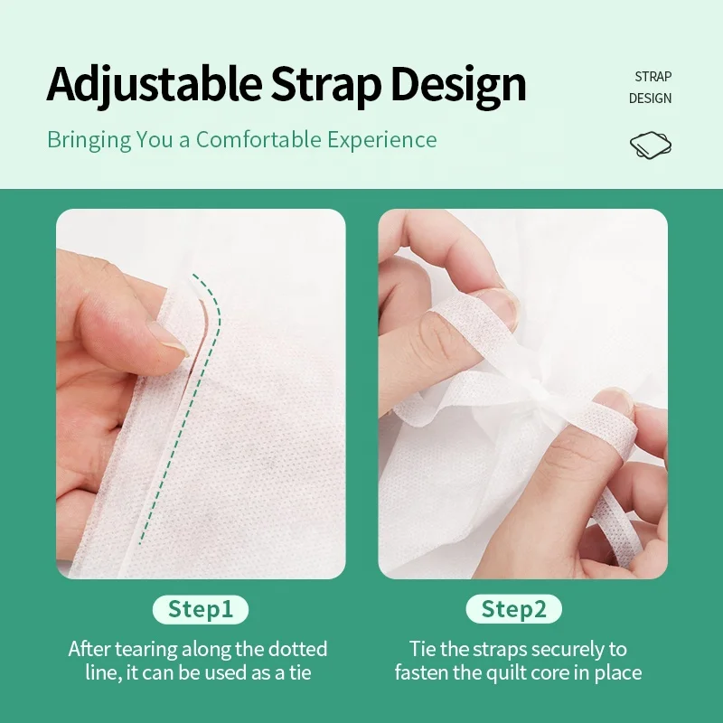 Travel Essential Hotel Bedding Mattress Set Disposable King Size Bedsheets Sets with Fitted Sheet