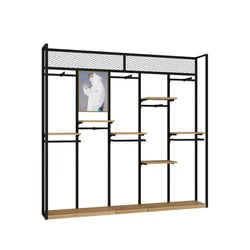 Manufacturer Wood and steel shop design ideas clothing store display stands showcase display