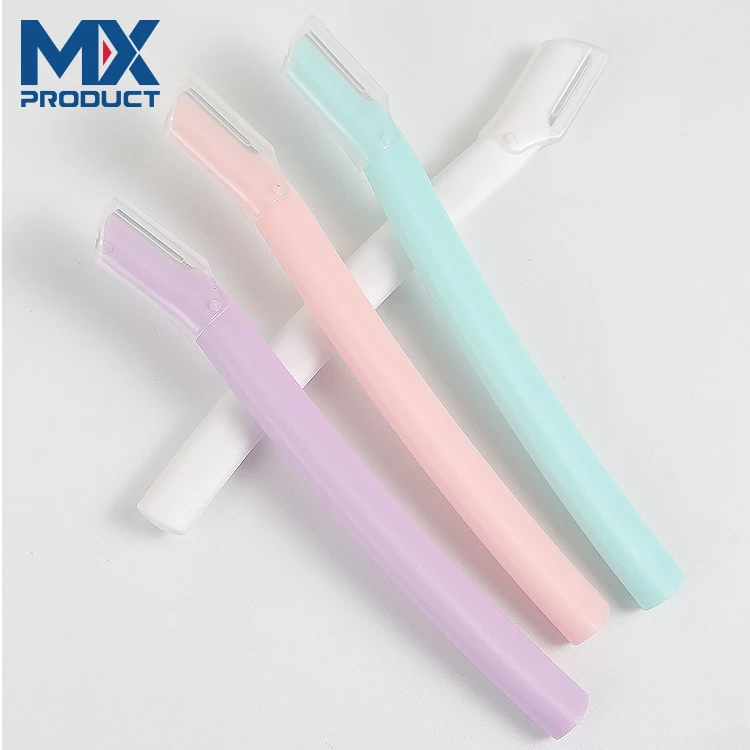 Wholesale Low Price Women Makeup Tools Eyebrow Trimmer Stainless Steel Blade Eyebrow Trimmer With Cover