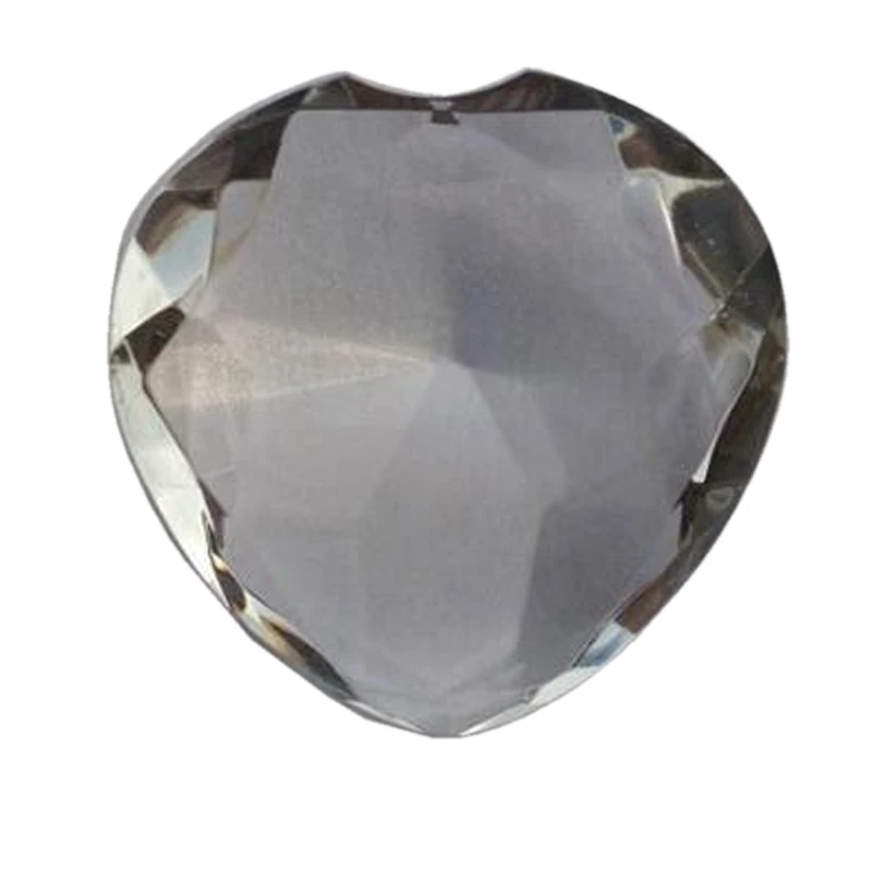 New cheap love heart glass crystal diamond for decorative