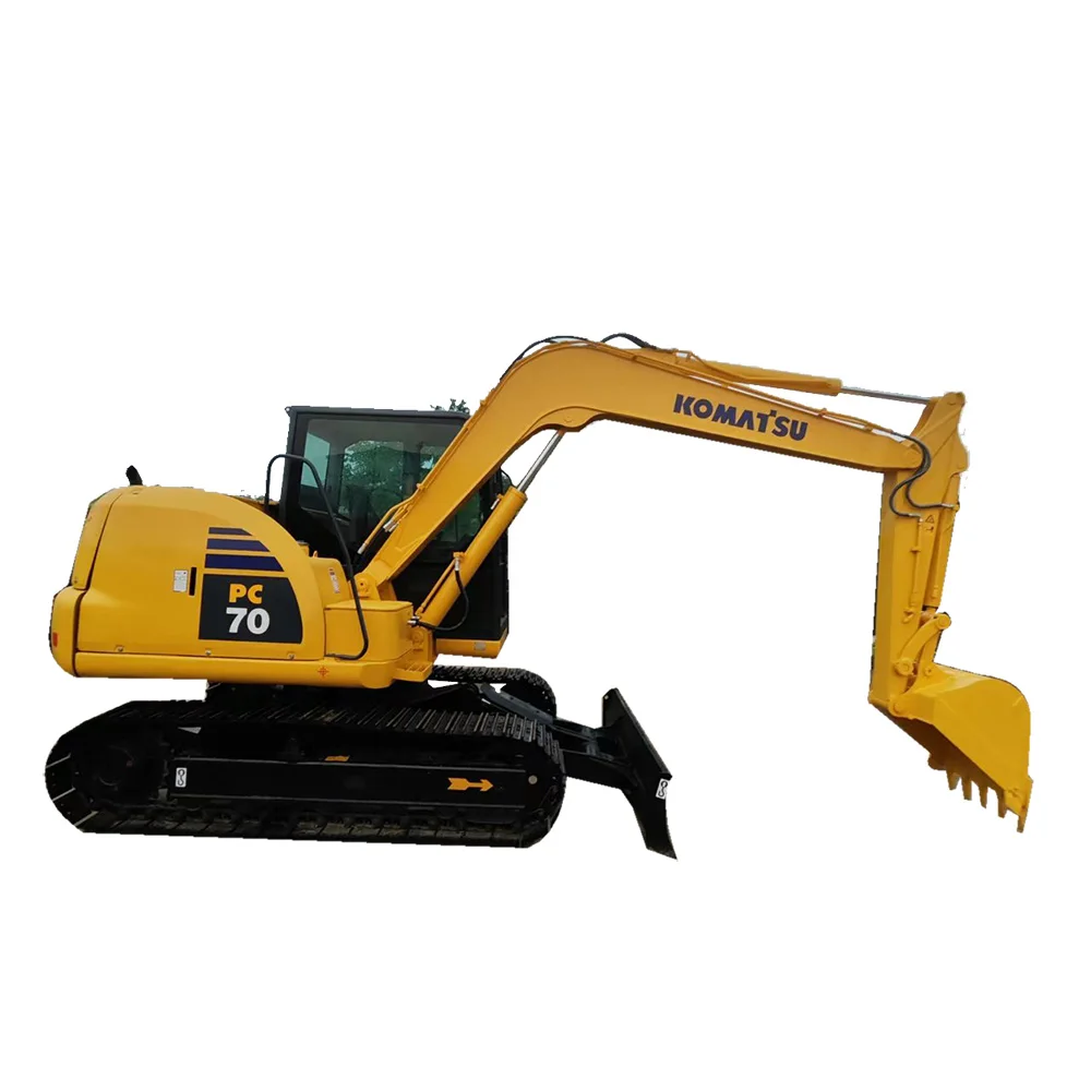 Japan Made Komatsu PC70 Excavator Used Komatsu PC70-8 70-8 PC 70 7 ton Second Hand Mini Earth Moving Machinery for Sale