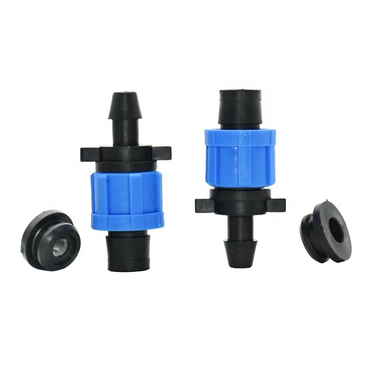 drip Irrigation System Drip Tape Fittings Lock quick Coupling connector