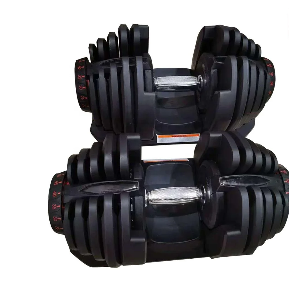 
2020 hot sale adjustable dumbbells 40kg/90lbs 