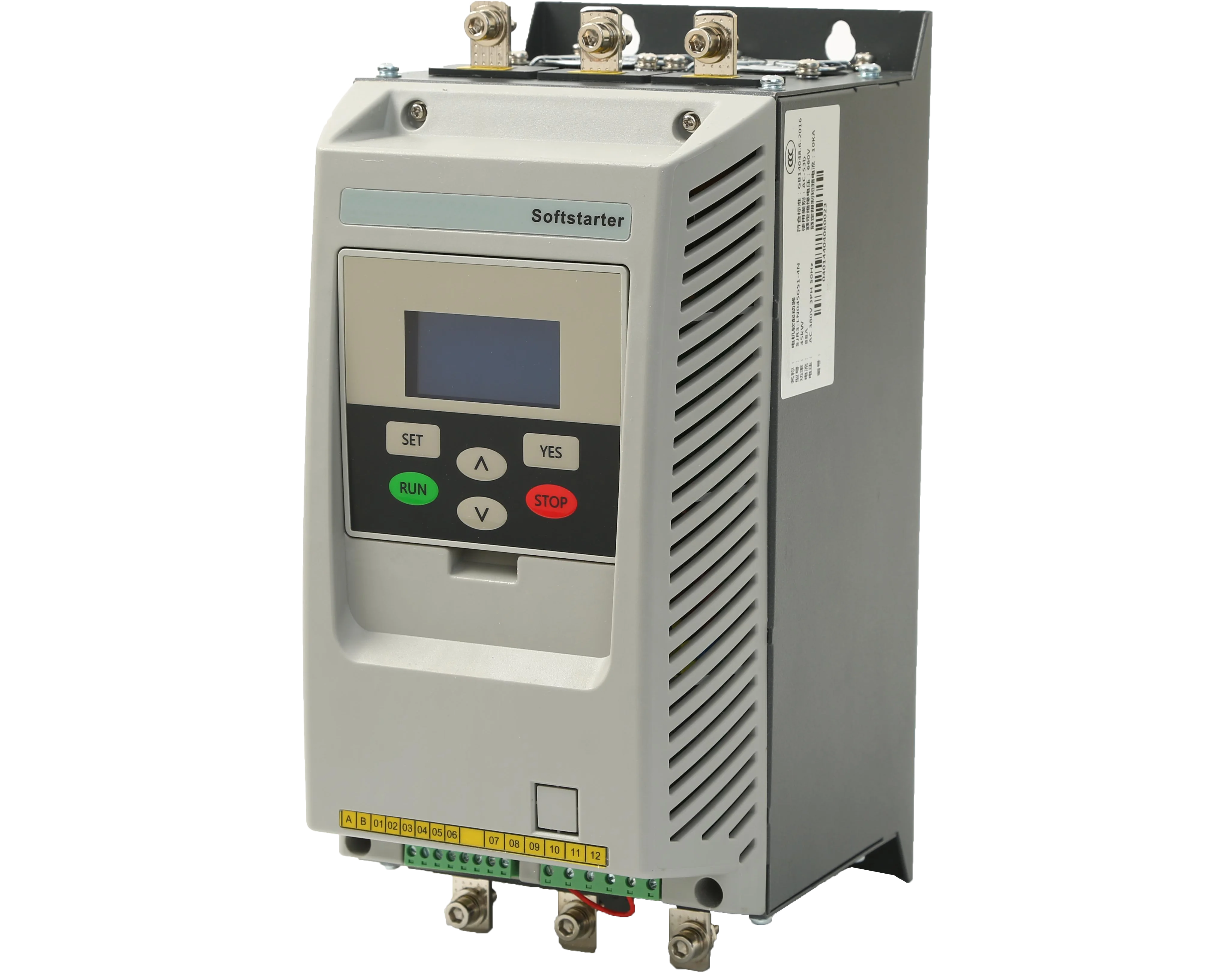 Safesav 37KW motor soft starter 75A 380V 3 phase electric motor controller for pump