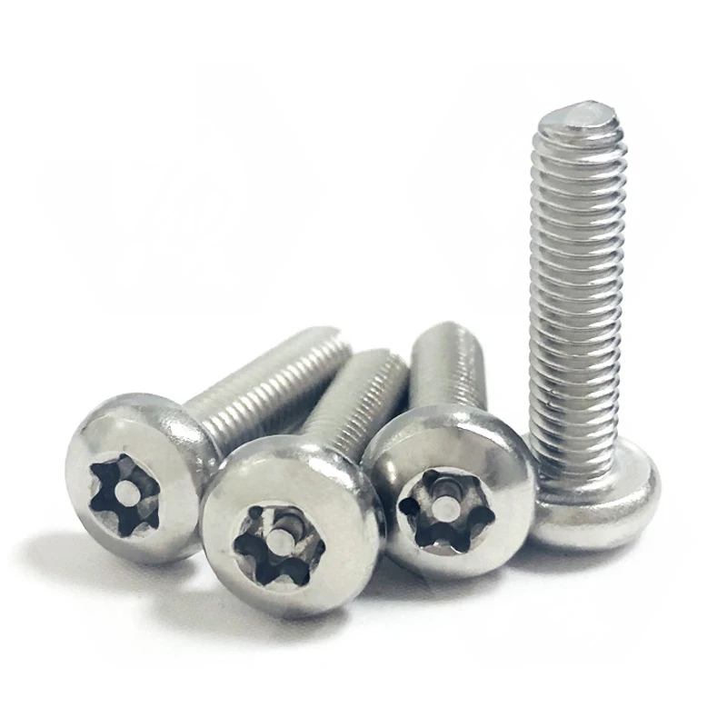 Stainless steel 304 316 iso7380 anti theft pin hex socket screw