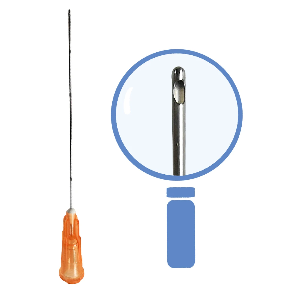 22g 50mm Micro Cannula For Hyaluronic Acid Fillers