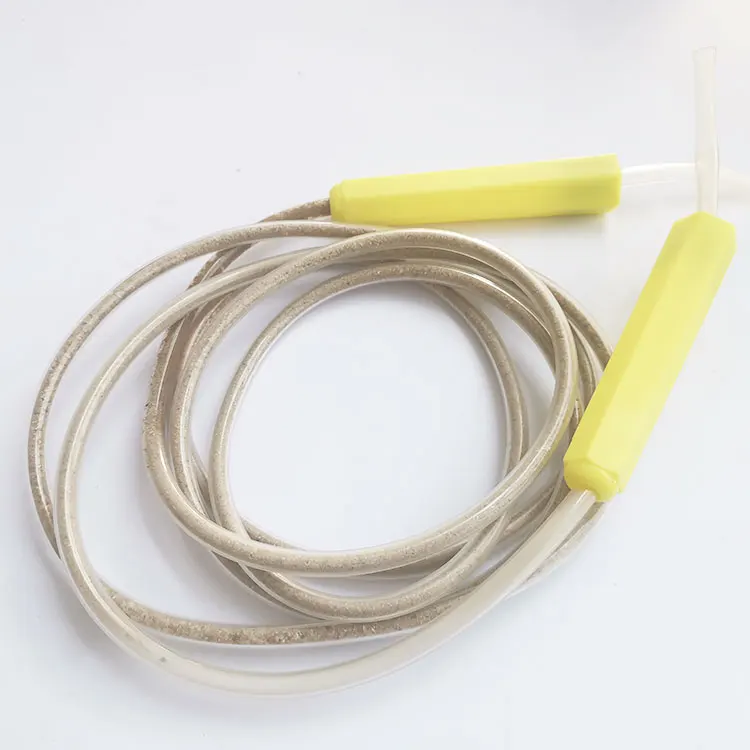 Sports fitness skipping rope hollow with beaded rope section adjustable jump rope without knotting and winding