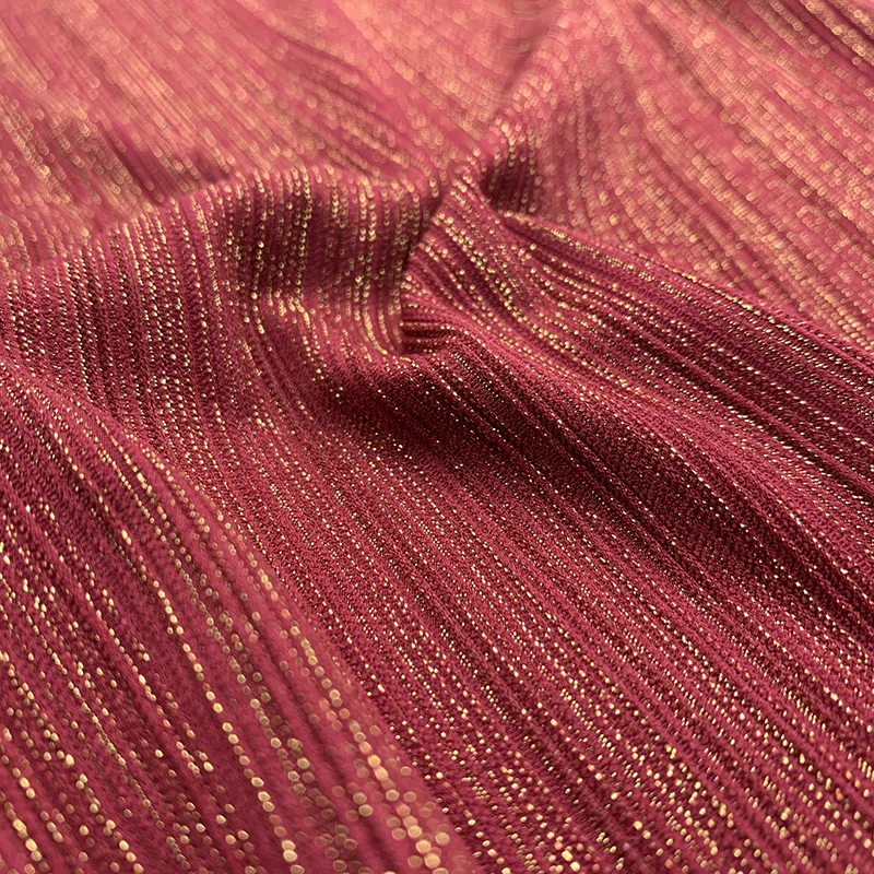 Hot selling rib lurex  Fabric for swimwear