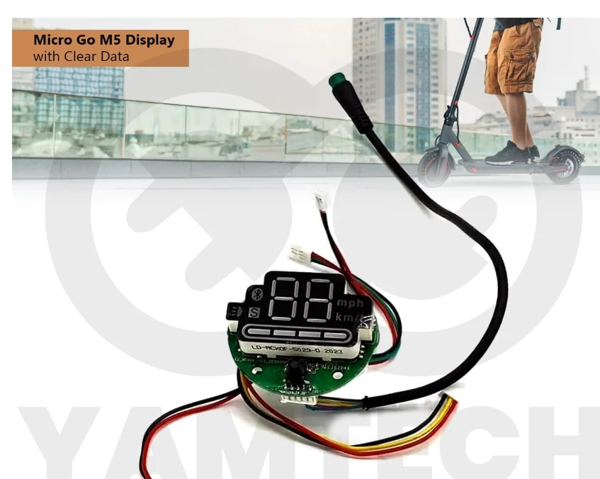 Micro Go M5 электрический скутер дисплей ЖК-электрический цифровой