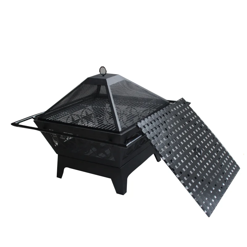 Kingjoy wood burning deep fire pits with customized patterns made in China