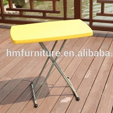 Portable folding laptop personal table