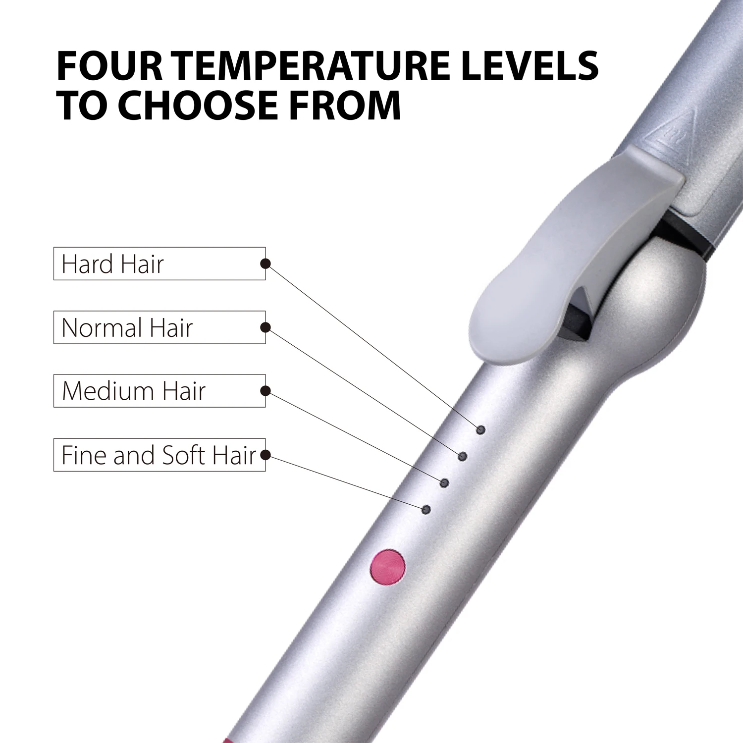 Tinx Wholesale Personal Customized  2 in 1 Ceramic Hair Curler Multi-temperature Degree Hair Straightener and Curler