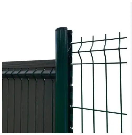 3D Privacy Curved Garden Fence Plastic PVC Slat Used for Welded Wire Mesh