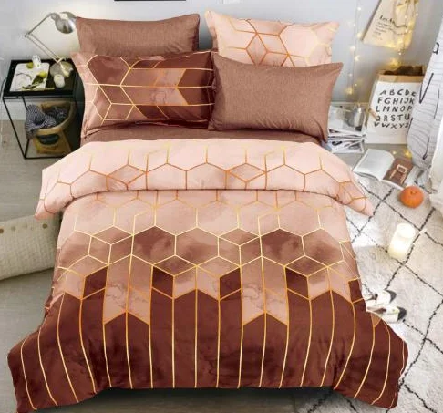 Ultra Soft 3PCS Full Size Microfiber Bed Sheet Set Disperse Duvet Cover Bedding Set for All Season