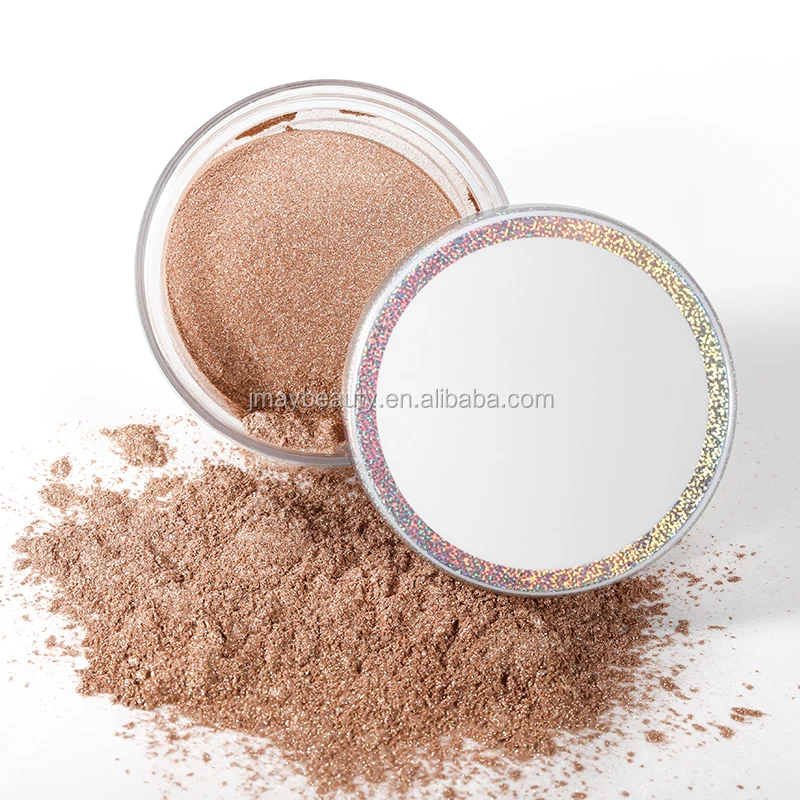 
Diamond Rose gold waterproof shimmer glow bronzer highlighter makeup EyeShadow Loose Powder high Pigment Metallic Illuminator 