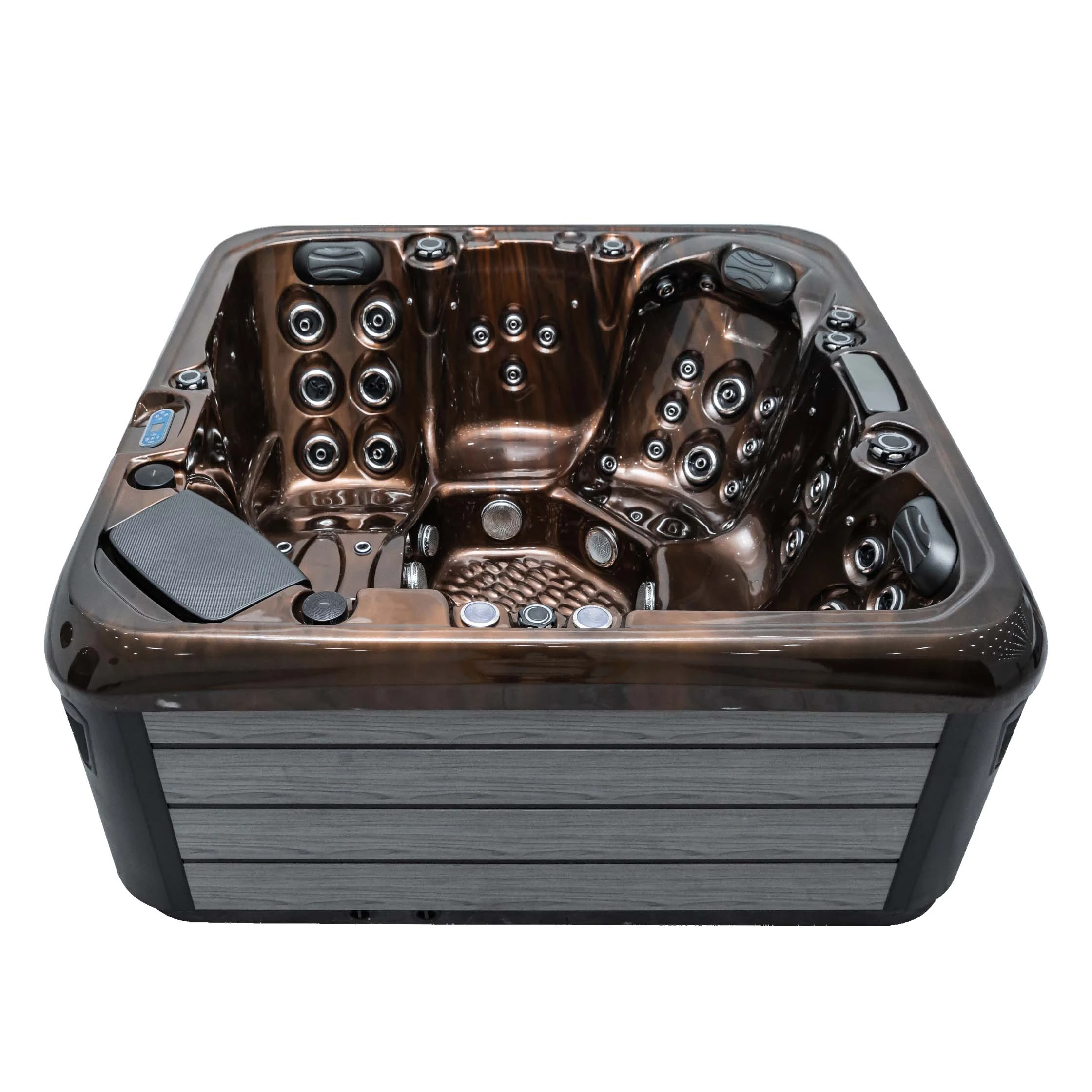 Chinese Hot Tub Outdoor Spa 2022 Outdoor Hot Tub Spa and Step with 3 Seats and 2 Lounges massage bathutb  hydro spa hot tub