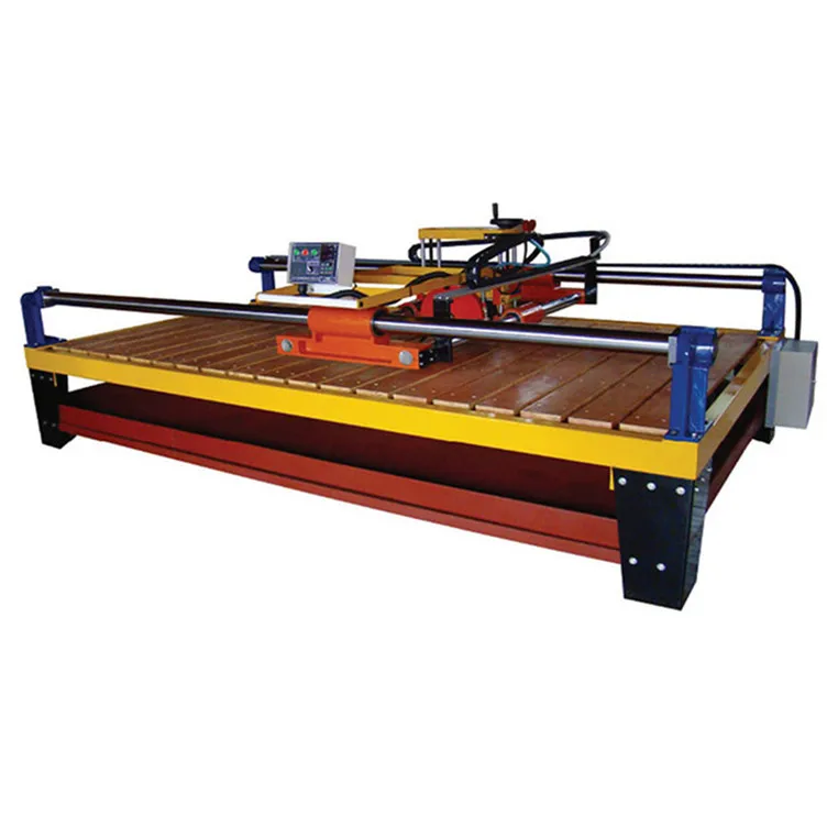 Diamond cut wheel cnc hand polish machine for granite and marble