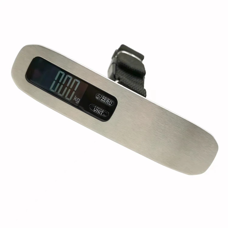 New Design 50kg/110lb Digital Weighing Suitcase Scale Portable Electronic Luggage Weight Scale for Courier Travel