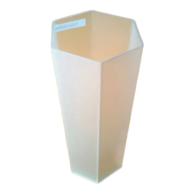 Clear Acrylic Six Side Pipe Plastic Hexagon ABS Tube Six Sides